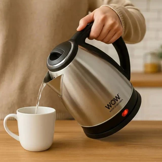 Chaleira Elétrica Jarra 1.8L Café Chá Inox 220v