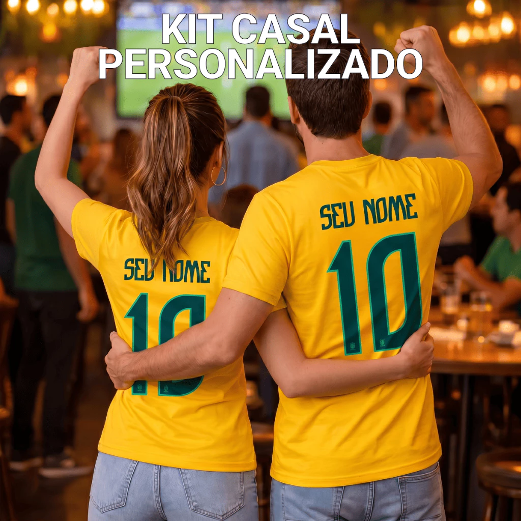 Camisa Casal Brasil