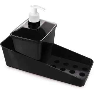 Conjunto Porta Detergente e Esponja para Pia Cozinha Plasútil