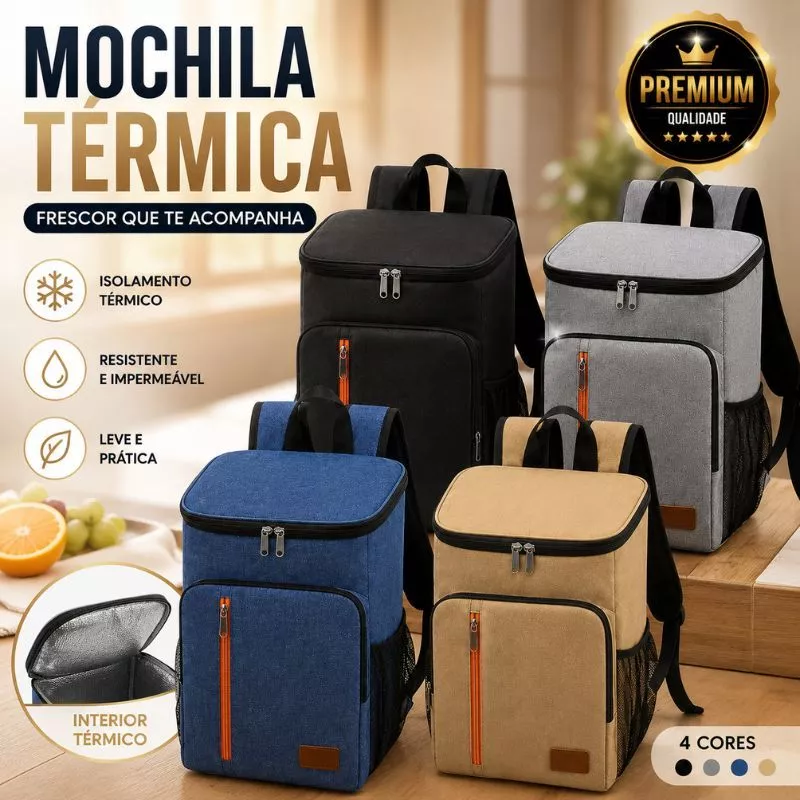 Mochila térmica para piquenique