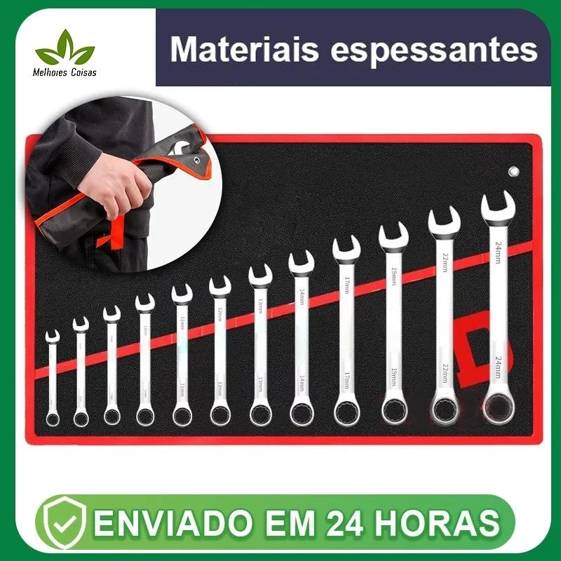 Jogo Chave Combinada Boca Estrela Profissional combinação de aço carbono Chave fixa