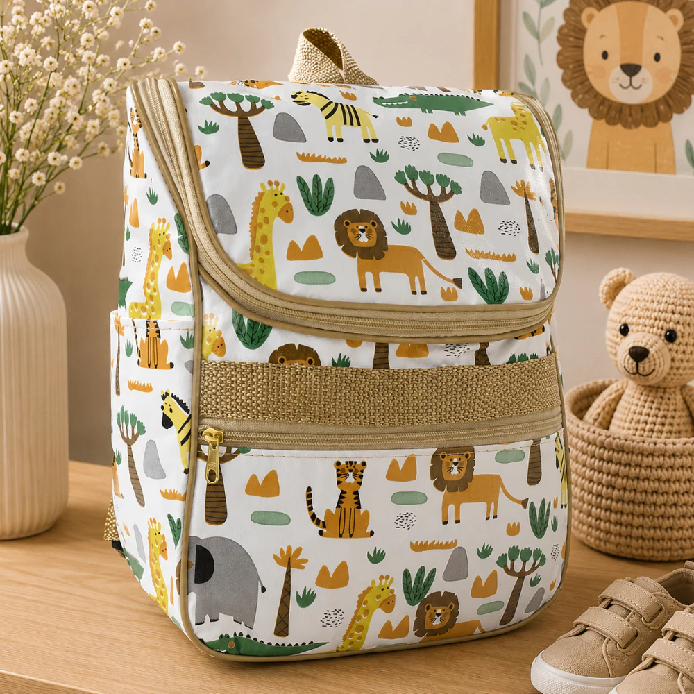 Mochila Maternidade Média Espaçosa e Resistente