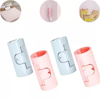 KIT 6-50 Prendedor Mágico Multiuso Embalagem Lençol Cabide Roupas Papel Azul Rosa ULTRA