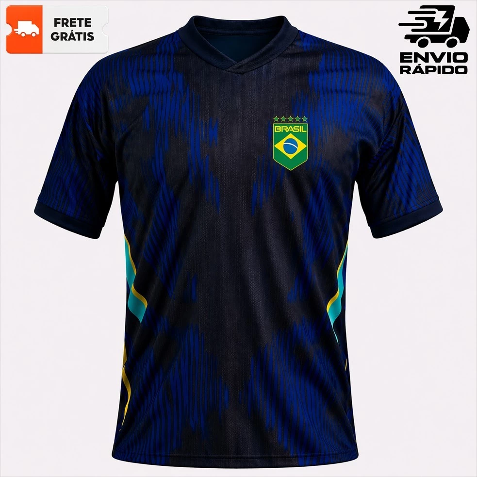 Camisa Camiseta Brasil Torcedor Patriota Copa do Mundo 2026 Dry Fit camisa do brasil camisa da selecao