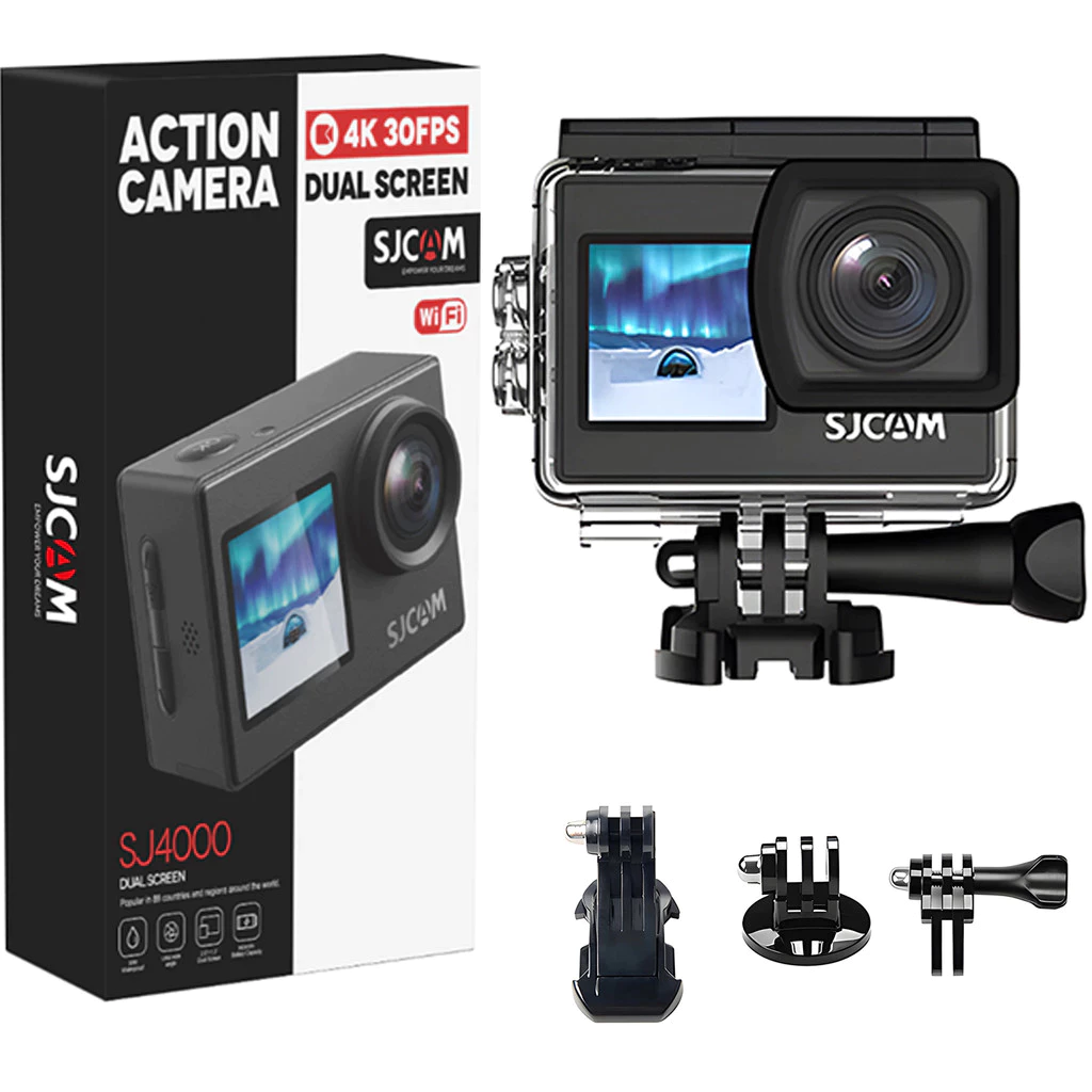 SJCAM SJ4000, câmera de ação com duas telas SJCAM SJ4000, câmera de ação com duas telas