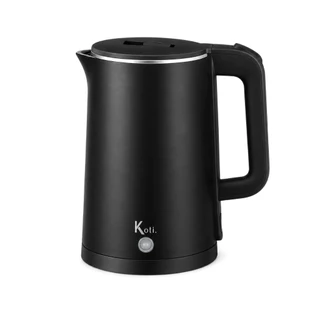Chaleira Jarra Elétrica Modern Inox Premium Preta 220v e 110v 1.5L - Desligamento Automáti