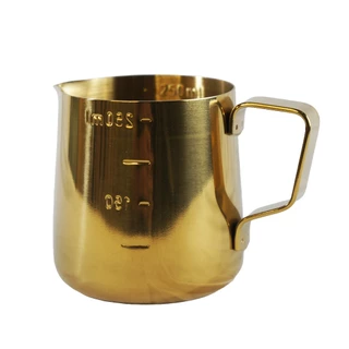 Jarra Pitcher Leiteira Inox Barista Latte Art Profissional Com Marcação Interna 250/350/55
