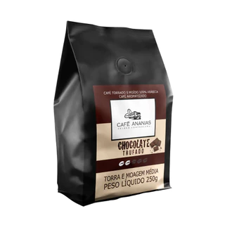 Café Ananias em pó para coador aroma chocolate contem 250 gramas
