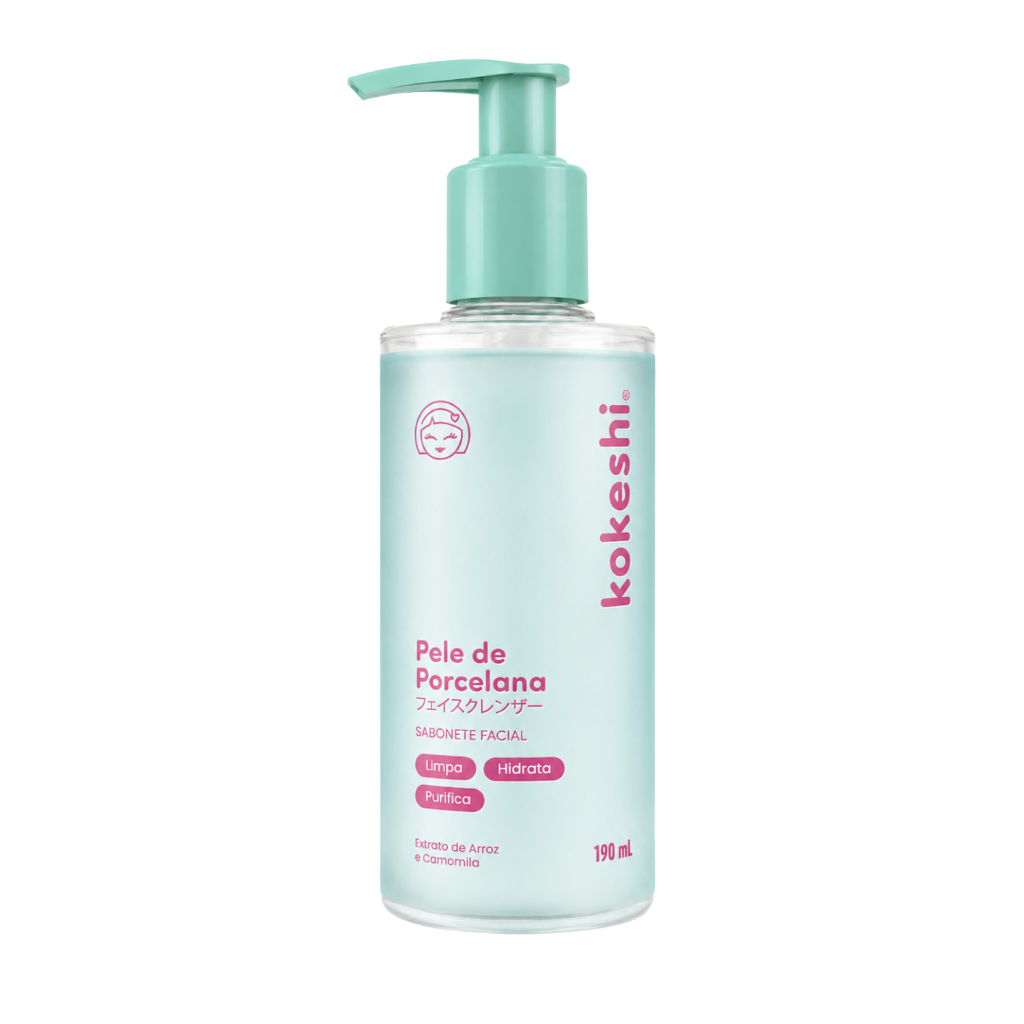 Sabonete Facial em Gel Pele de Porcelana Kokeshi 190ml