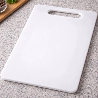 Tábua De Corte Carne Churrasco Cozinha Pvc Branca Higiênica