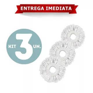 Refil de Mop Giratório Universal 2 Tamanhos