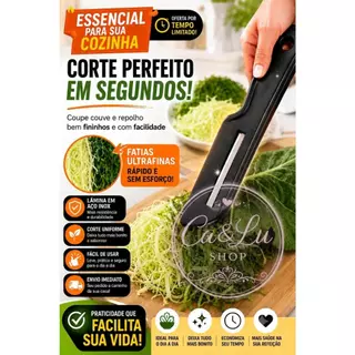 Novo Fatiador de Legumes e Verduras Corta Couve Fina Utensílio domésticos Pelasti PROMOÇÃO