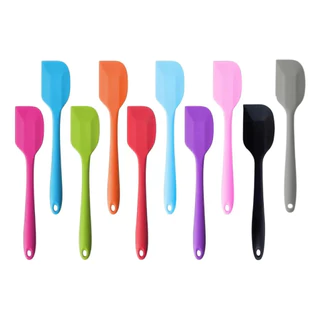 Espátula Raspadora Silicone Maciço Pão Duro Resistente 27cm Utensílio De Cozinha
