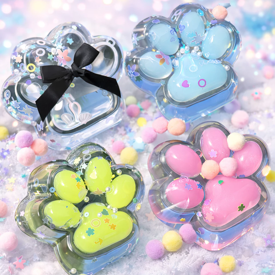 Squishy Brinquedos Sensoriais Slime de Patinha Anti Stress Mochi
