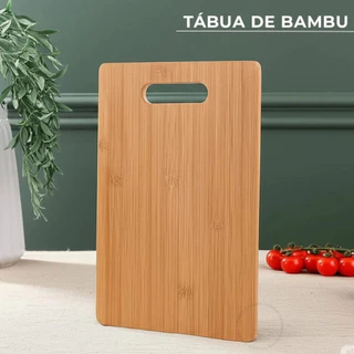 Tábua De Mdf Estilo Bambu Para Corte De Alimentos E Carnes 30cm - 20cm Produto Natural ENV