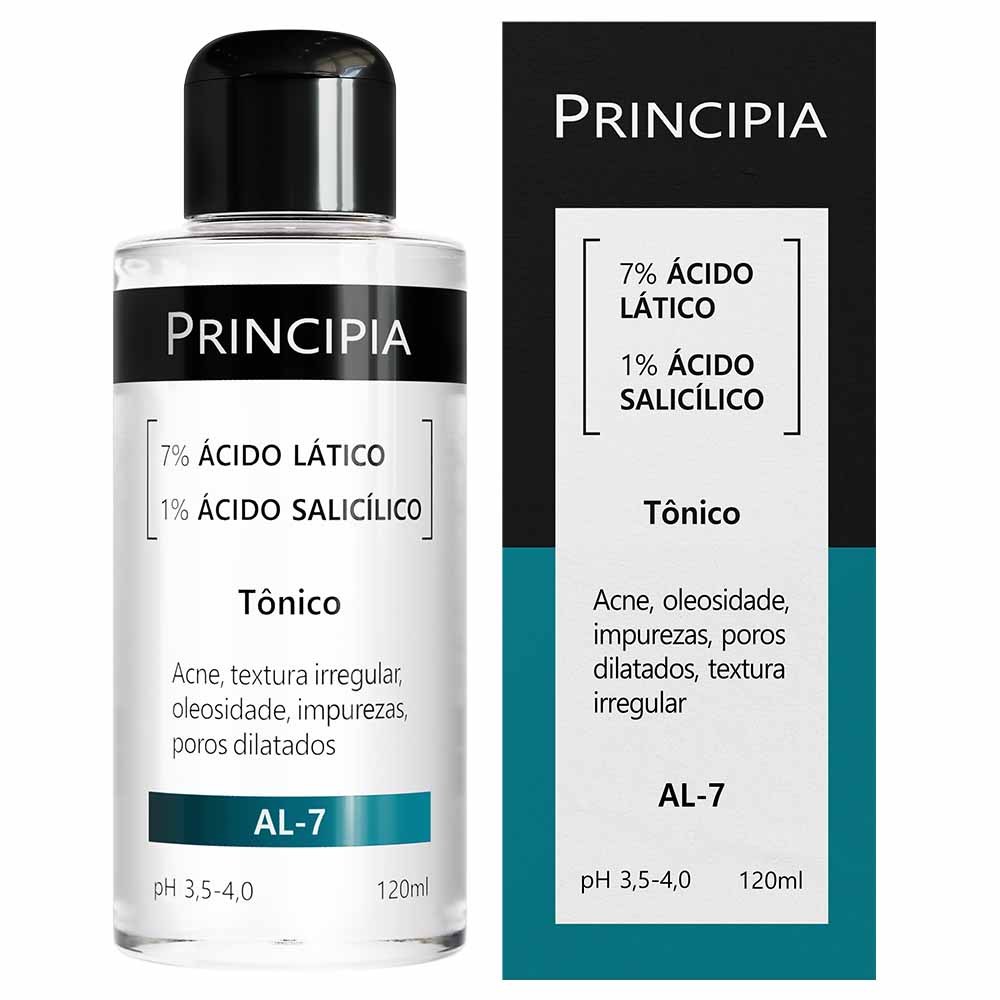 Tônico Principia 7% Ácido Lático + 1% Ácido Salicílico AL-7