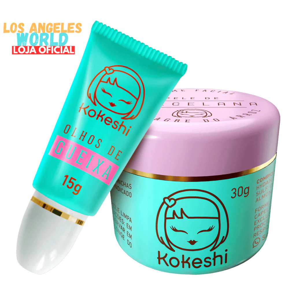 Kit Dupla Renovadores Faciais Kokeshi