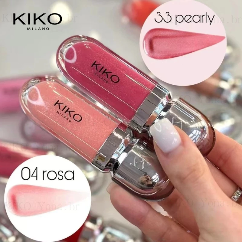 Kiko 3D Hydra Lipgloss 6,5ml/Coloração Perolada E De Longa Duração/Hidratação À Prova D'água