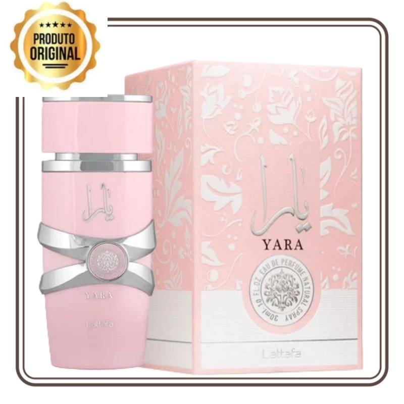 Perfume Árabe Lattafa Yara Rosa Yara Tous Yara Moi Eau de Parfum Perfume Feminino Original 100ML