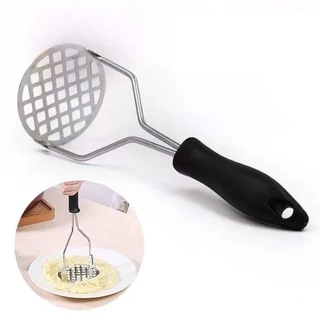 Amassador Batatas Legumes Feijão Aço Inox Cabo De Plastico