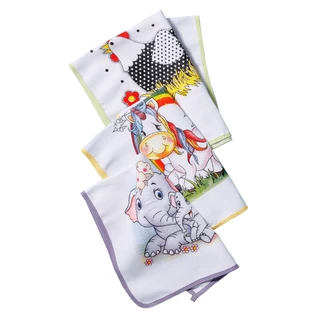 Panos De Prato Atacado Vies Estampado Kit Com 10 Peças