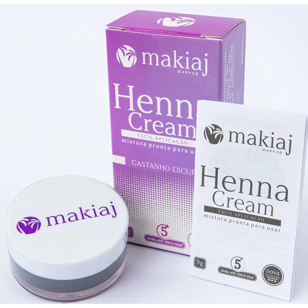Henna cream para sobrancelhas