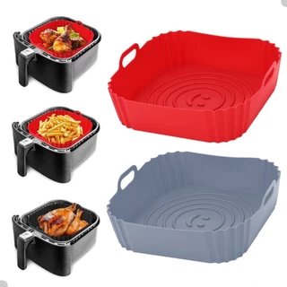 Formas de Silicone 18x18 cm para Air Fryer e Forno