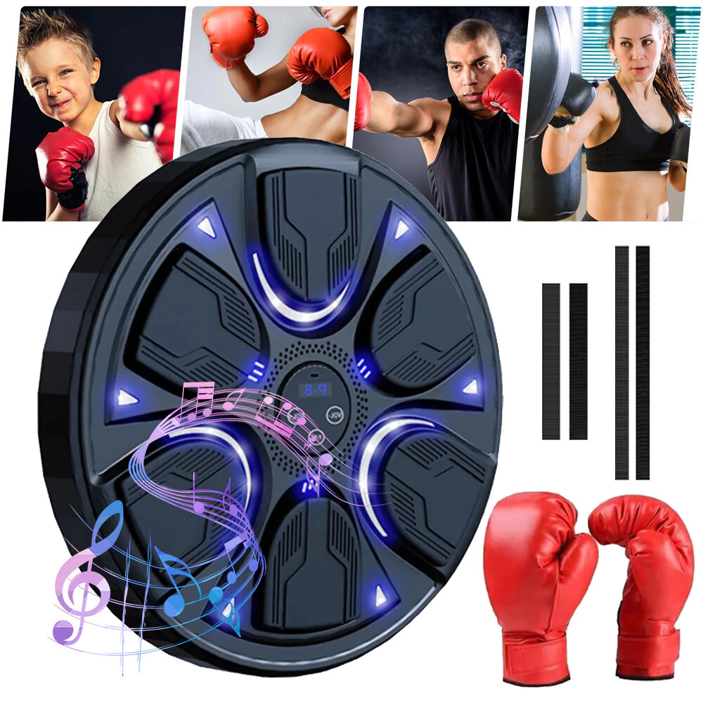 Máquina Inteligente de Boxe Soco Música Bluetooth Anti Estresse