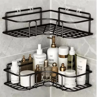 Suporte Organizador de Metal Rack de Parede Banheiro e Cozinha