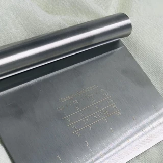 OFERTA Espátula Em Inox Prática Raspador De Massa Com Cabo Tubular 15cm