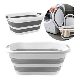 Balde Dobrável Retrátil Flexível 26L Silicone Com Alça Premium Alta Qualidade 26 Litros -
