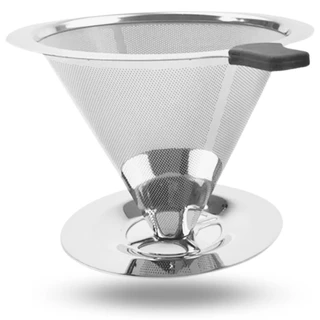 Filtro De Café 103 Inox - Coador de Café Grande Sem Uso De Papel - Mazzal atacado
