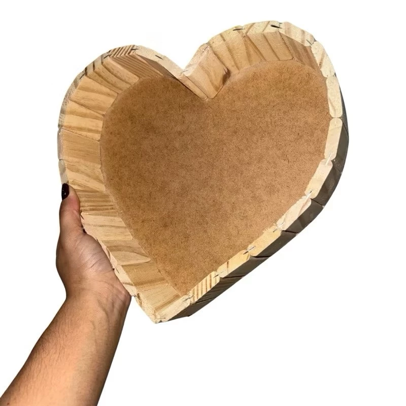 Cesta de Madeira Pinus para Cesta de Chocolate Presente 