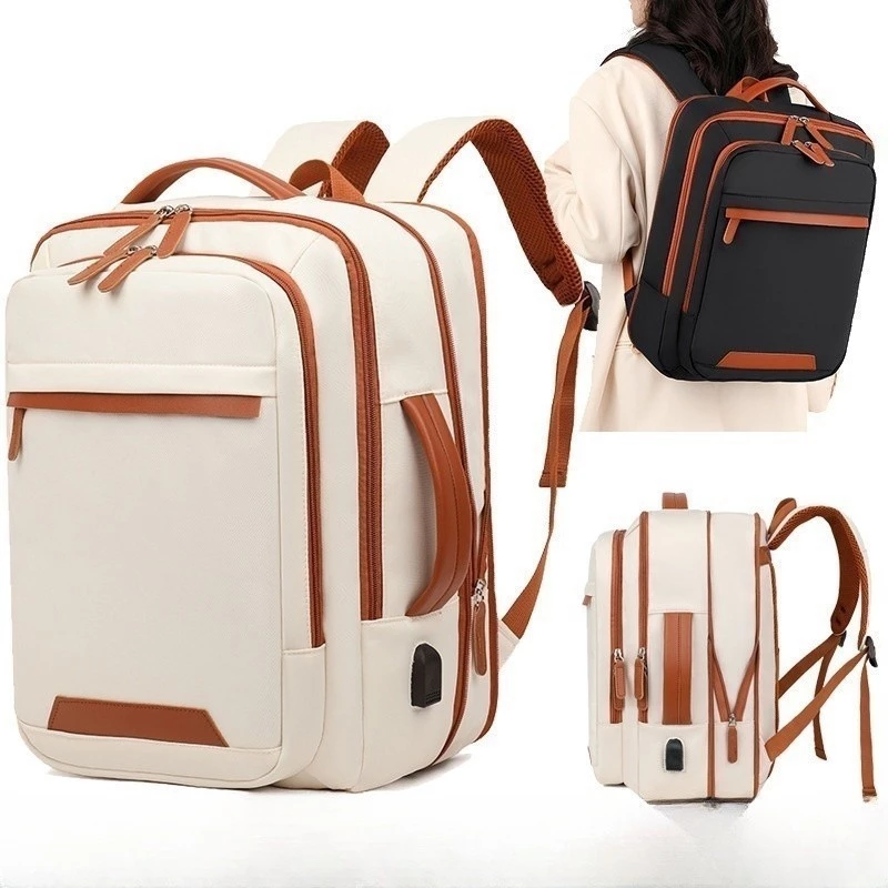 🎒 Mochila Unissex Expansível Impermeável Grande 