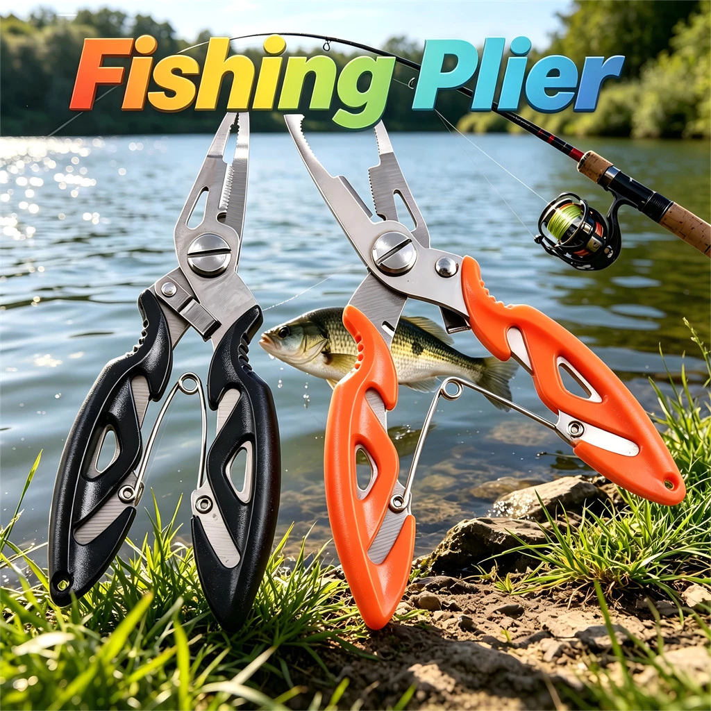 Alicate Multifuncional de Pesca com Cortador de Linha
