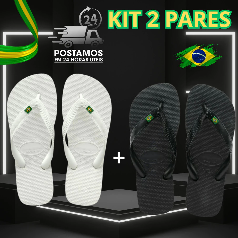 Chinelo Bandeirinha Original Sandalia De Dedo Unissex Verão
