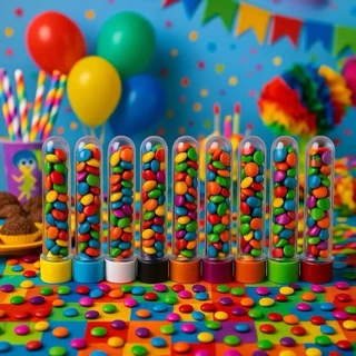 Tubete 13cm para Lembrancinha, Chá Revelação, Porta Temperos e Festa Kit 10 20 30 40 50 Un