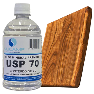 Oleo Mineral Grau Usp para Selar e hidratar Tabua De corte Carne Churrasco 500 ml