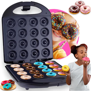 Maquina De Donuts Café Da Manhã Capacidade Para 3/7/16Mini Rosquinha Elétrica 110V e 220V