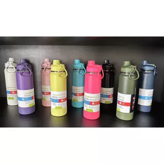 Garrafa Térmica Aço Inox 304 com Capa Espacial, 600ml/800ml Mantém Quente e Frio, Grande