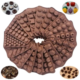 Forma Molde De Silicone Confeitaria Bolo Doce Barra Chocolate Bombom Biscoito Letras Númer
