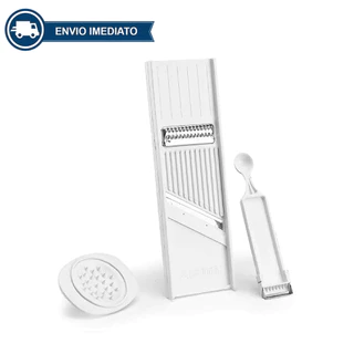 Cortador Fatiador Ralador 4 em 1 Multiuso Keita Para Legumes, Frutas, Batata, Cenoura e Qu