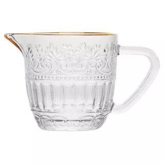 Leiteira Mauve com Fio de Ouro 230ml Cristal - Wolff